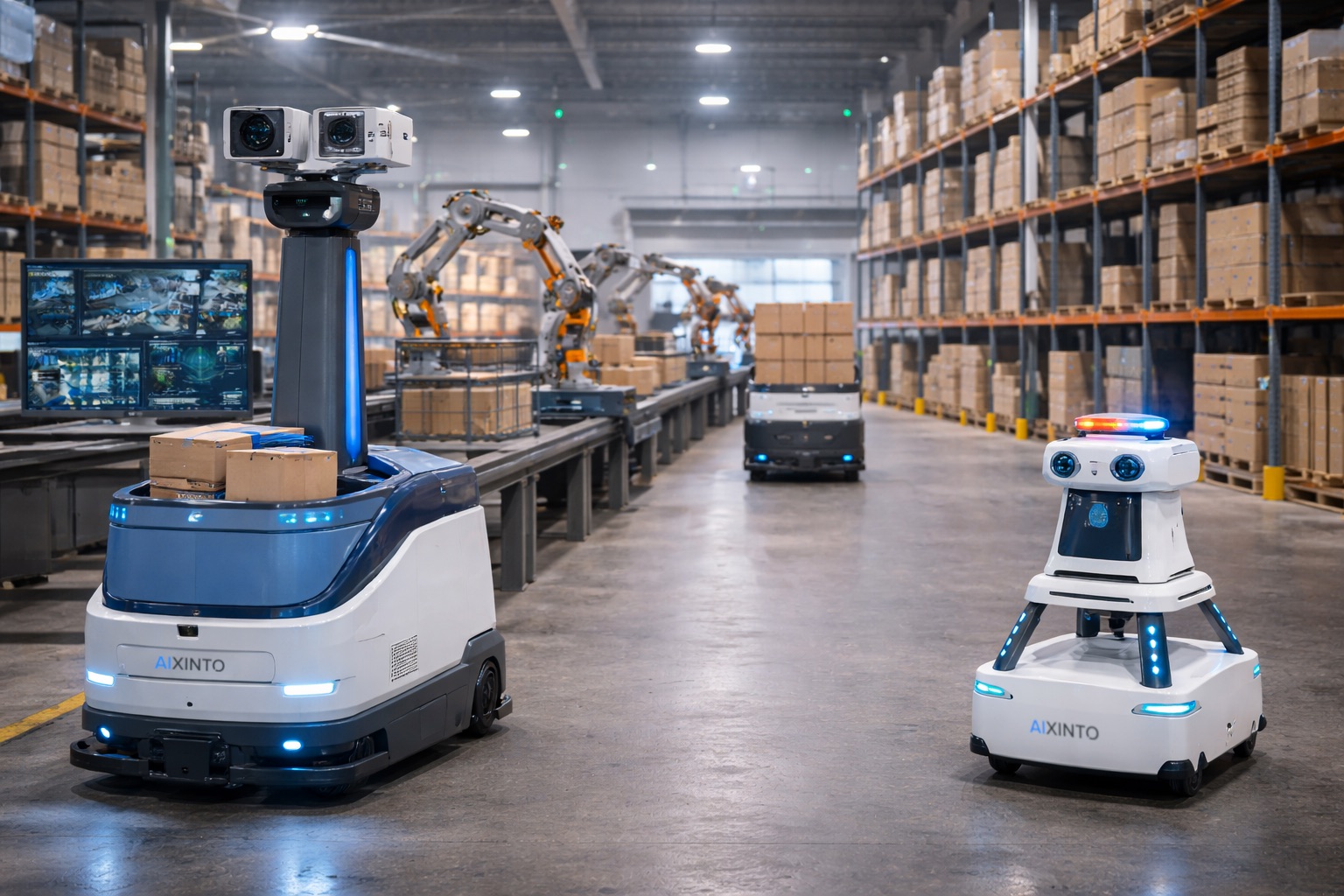 Robotic and AI-powered solutions in operation