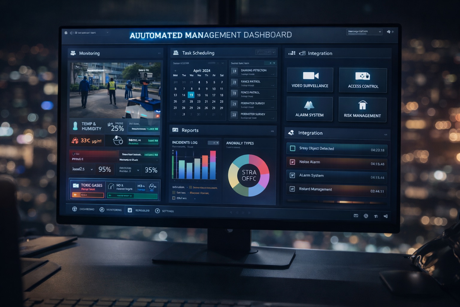 Robot management dashboard