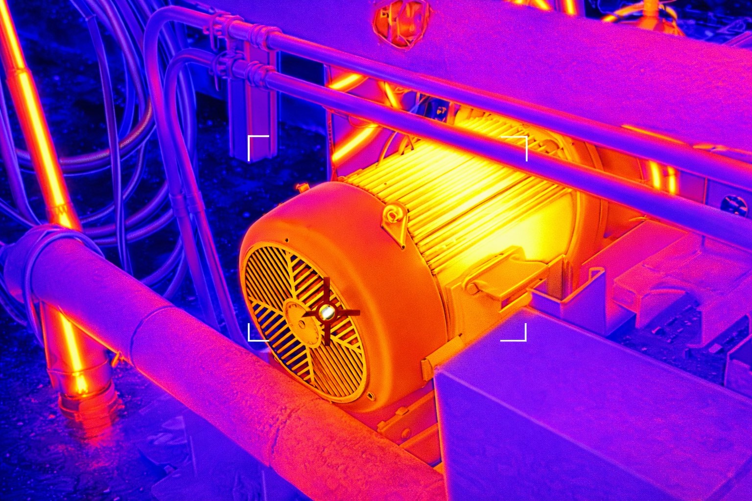 Thermal and flame detection illustration